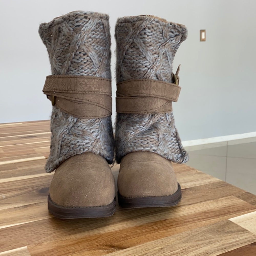 Muk Luks sweater boots